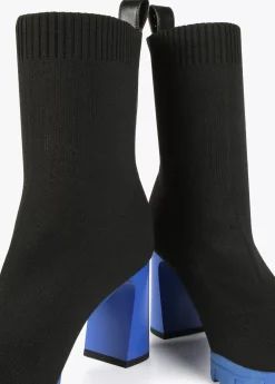 Botín calcetín con suela track