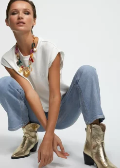 Botín estilo cowboy