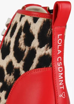 Botín plataforma estampado leopardo | Calzado | Lola Casademunt