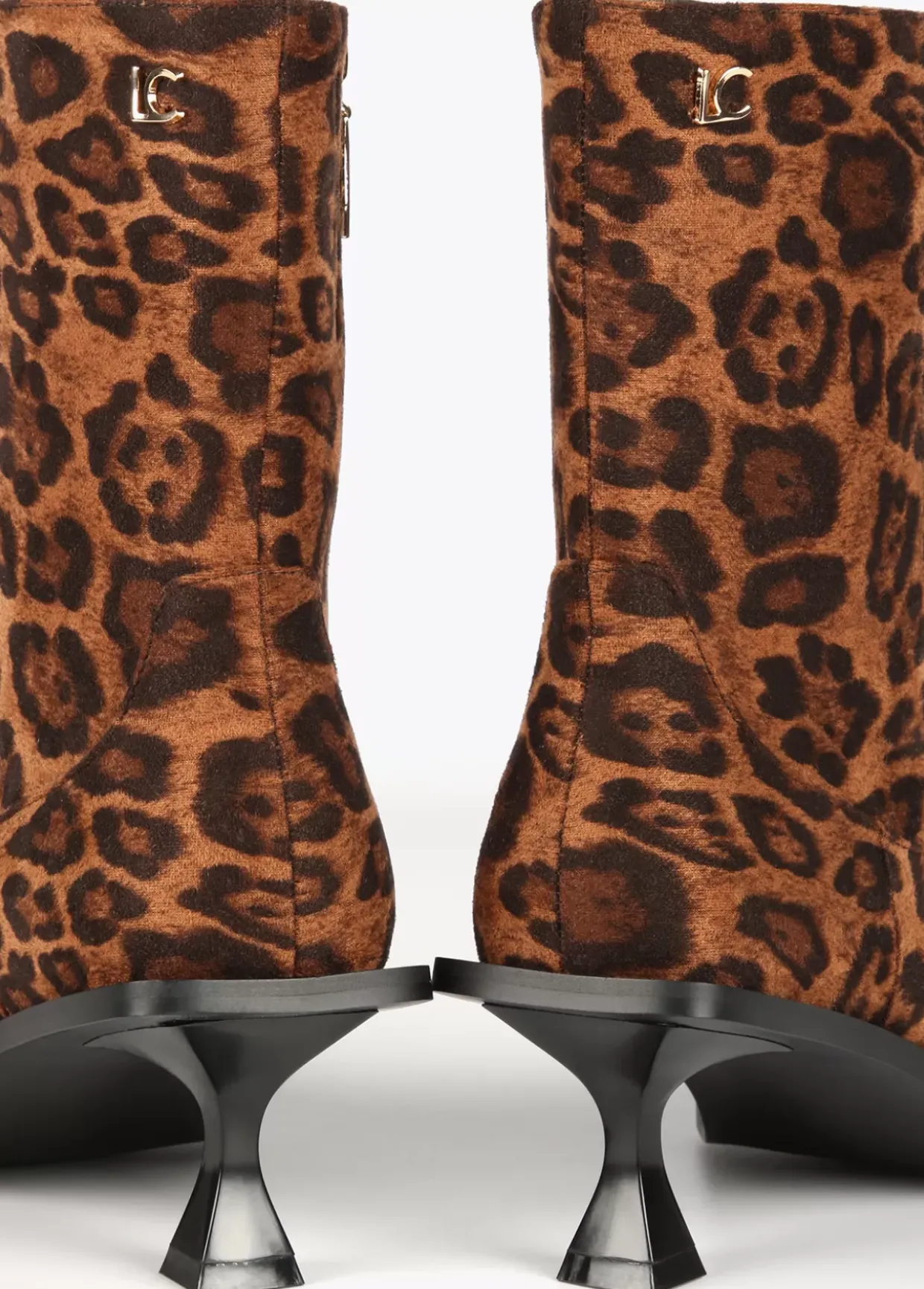 Botín tejido animal print