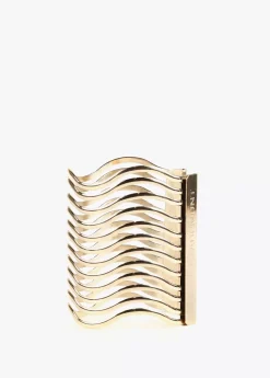 Brazalete ancho dorado