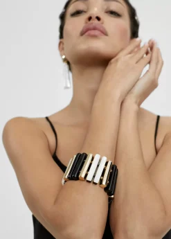 Brazalete piezas tricolor