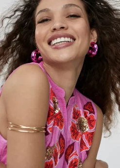 Caftan corto bordado