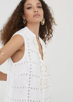 Caftan corto bordado