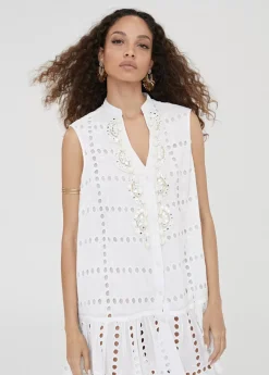 Caftan corto bordado