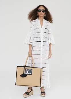 Caftan largo bordado