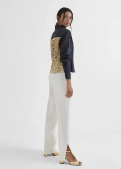 Camisa bordado fantasía