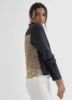 Camisa bordado fantasía