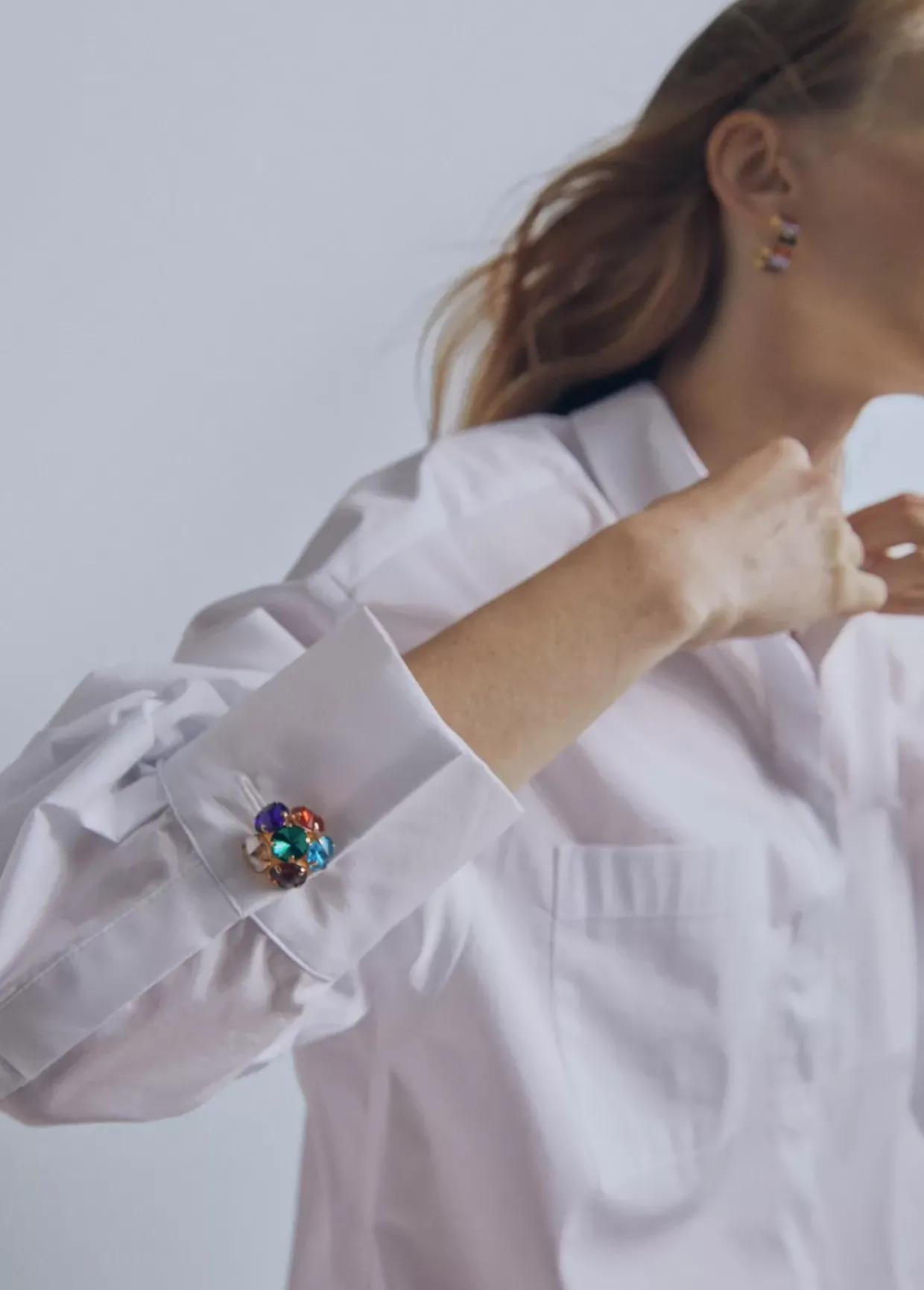 Camisa botones joya | COLECCIÓN MAITE | Lola Casademunt