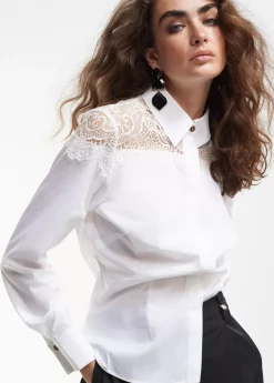 Camisa con encaje