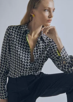 Camisa detalle fluor |  Ropa | Lola Casademunt