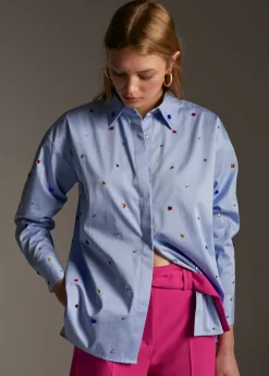 Camisa detalle joyas