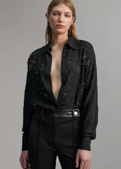 Camisa detalle joyas