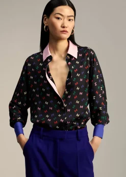 Camisa estampado monograma