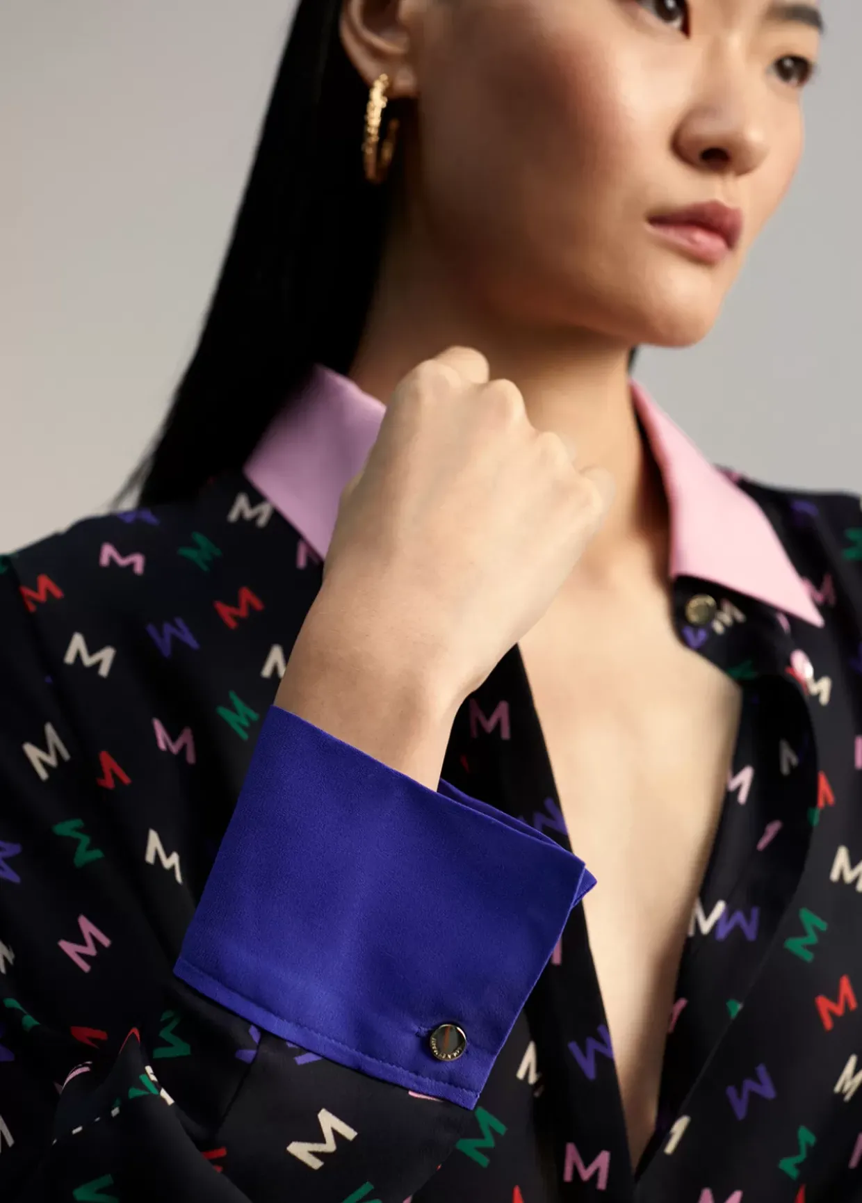 Camisa estampado monograma