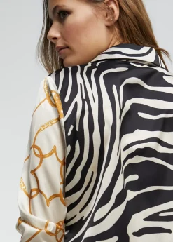 Camisa estampado zebra
