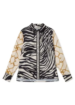 Camisa estampado zebra