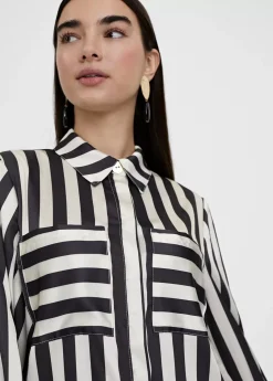 Camisa fluida de rayas