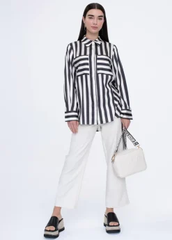 Camisa fluida de rayas