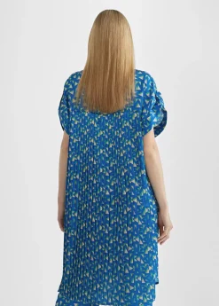 Camisa larga estampada