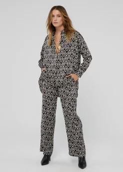 Camisa larga monograma