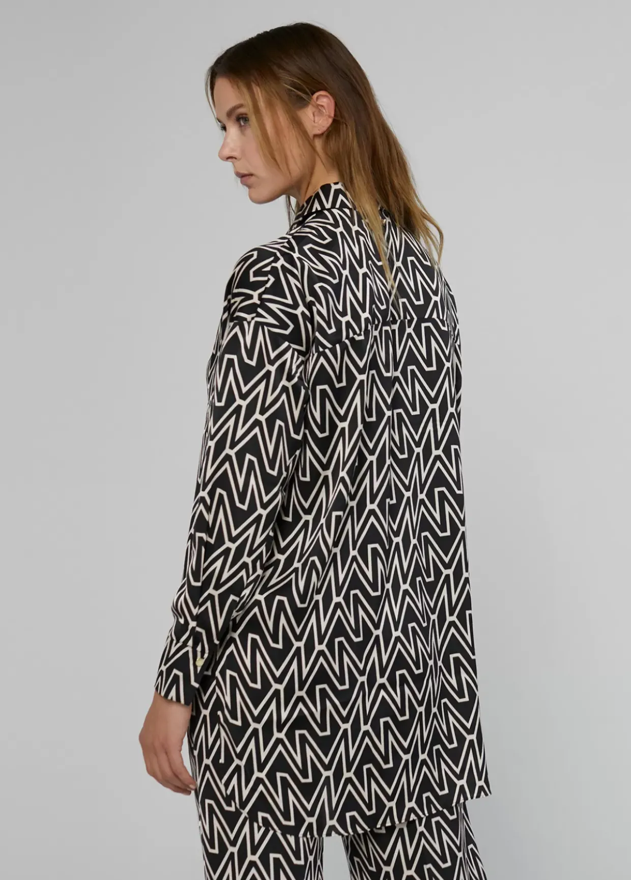 Camisa larga monograma