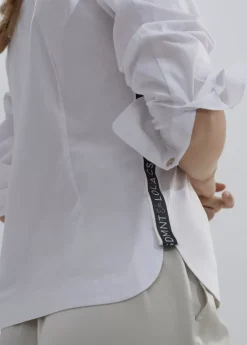 Camisa logotipada detalle cinta | COLECCIÓN LOLA | Lola Casademunt