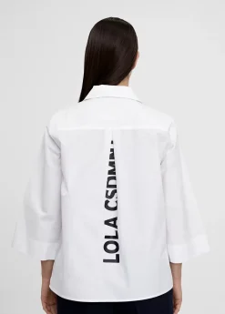 Camisa pico manga acampanada