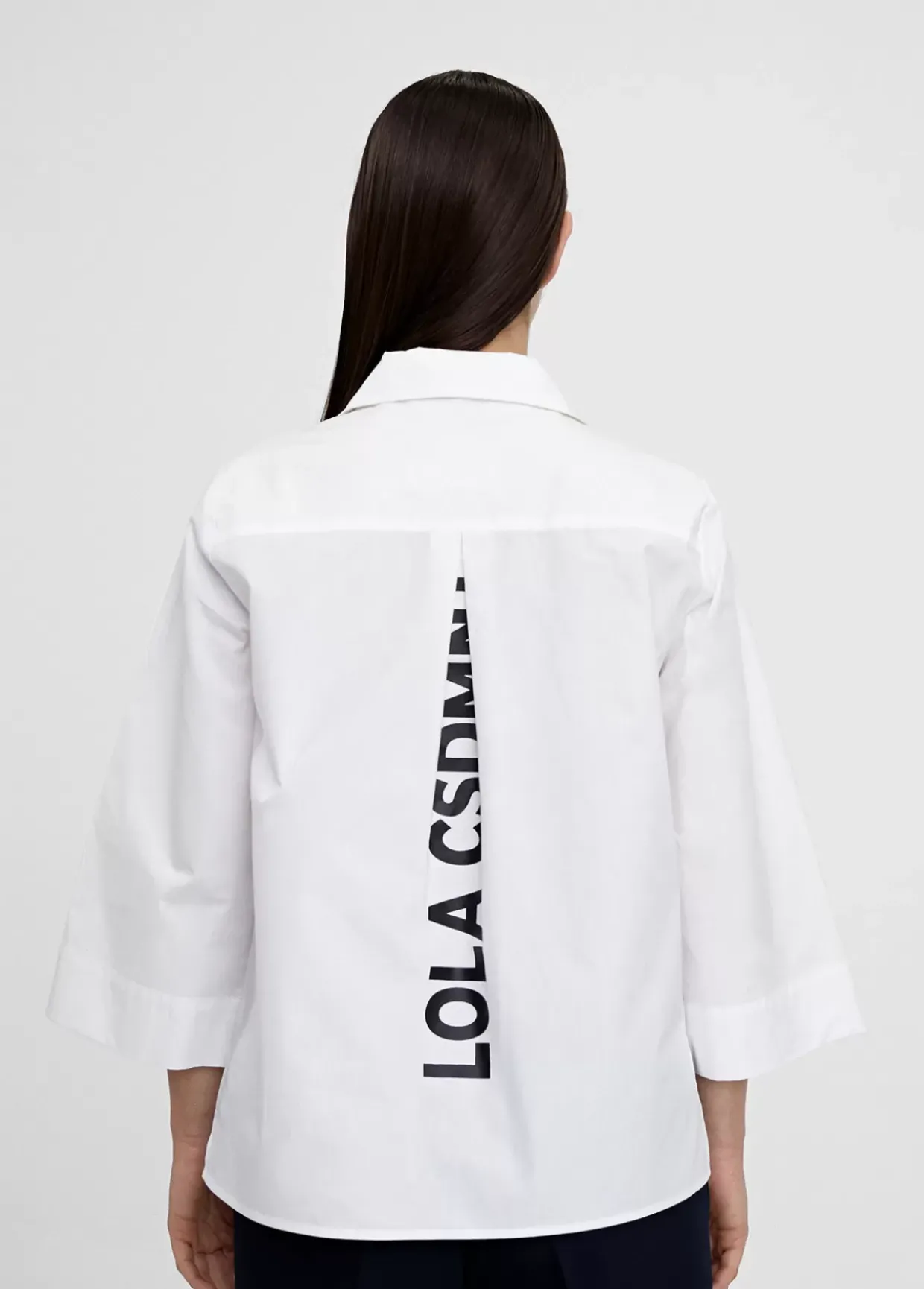 Camisa pico manga acampanada