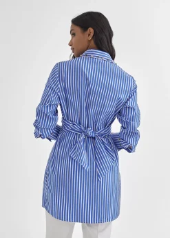 Camisa rayas detalle joyas