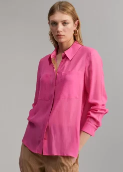 Camisa transparencia bolsillos