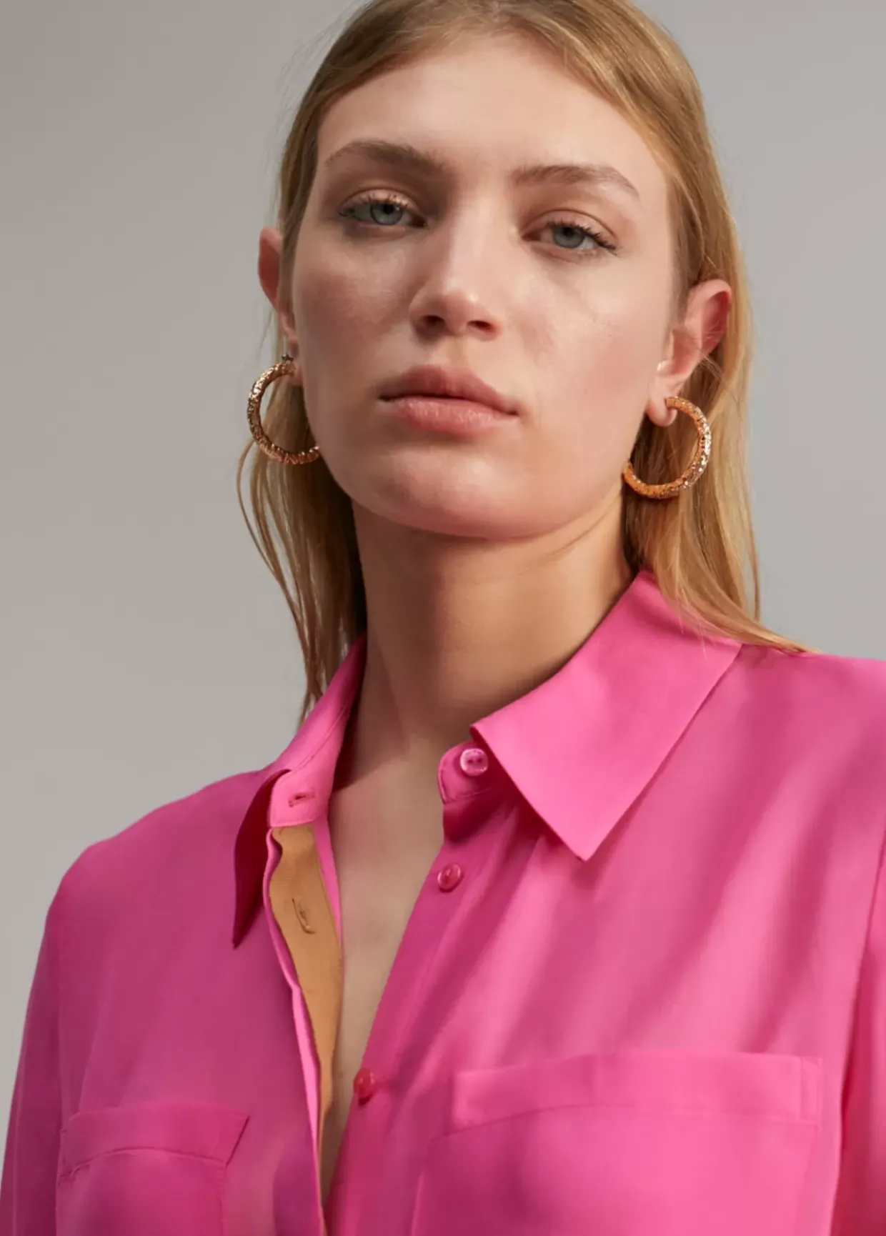 Camisa transparencia bolsillos