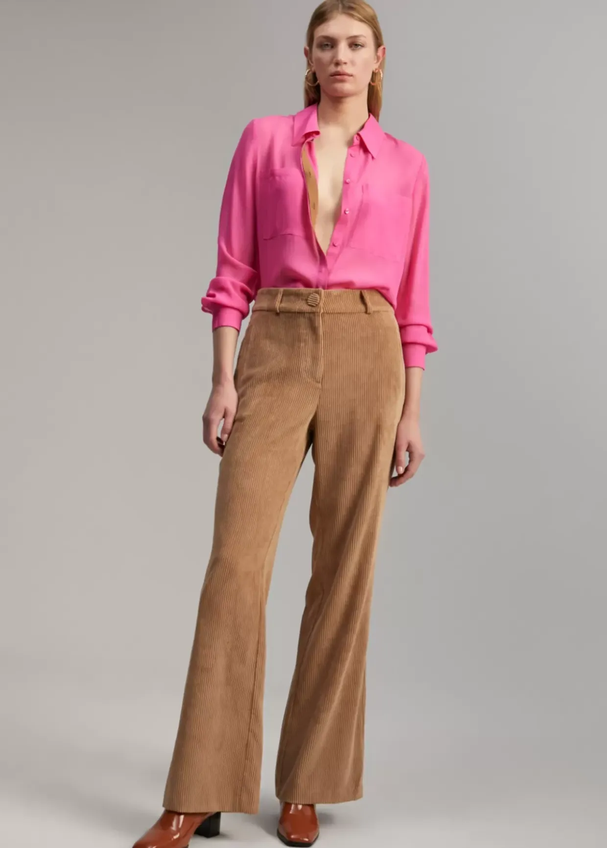 Camisa transparencia bolsillos