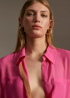 Camisa transparencia bolsillos