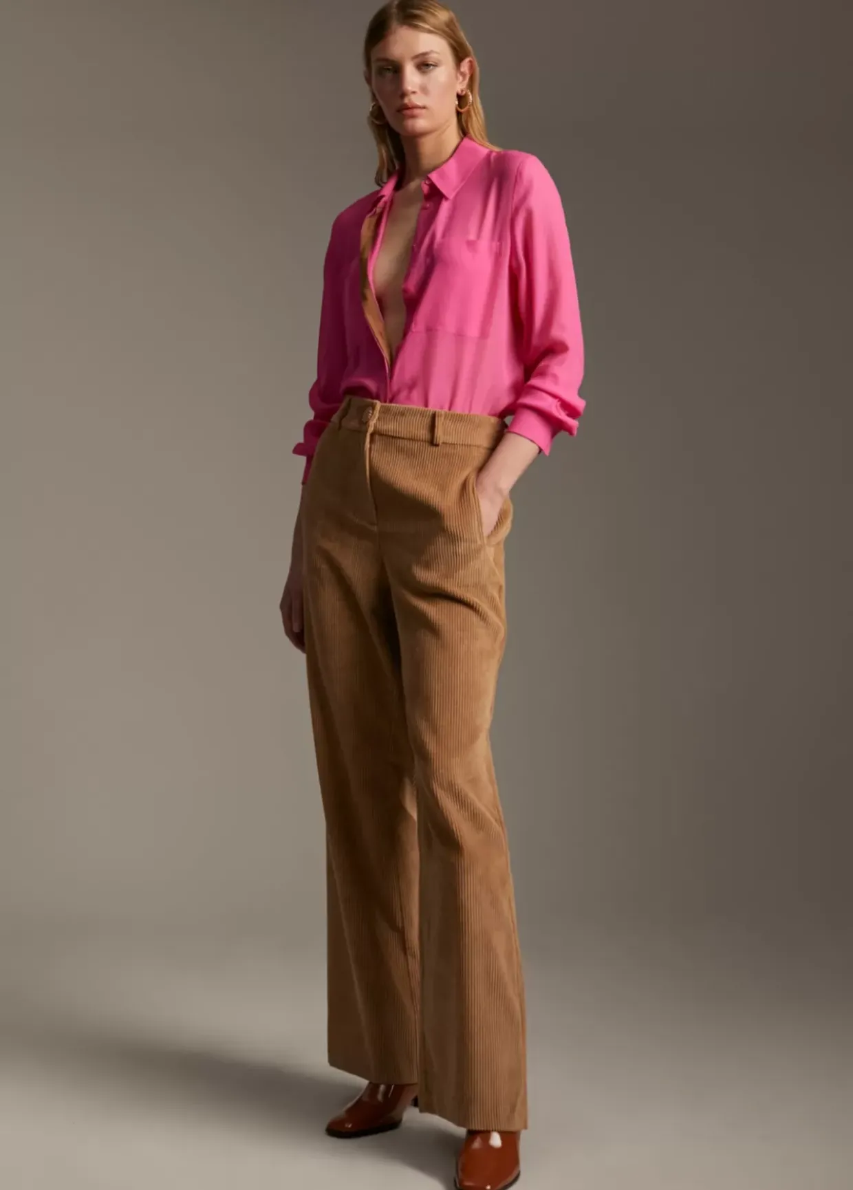 Camisa transparencia bolsillos