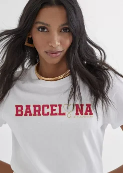 Camiseta básica Barcelona en algodón 100% - Lola Casademunt