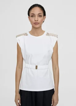 Camiseta con cinturón