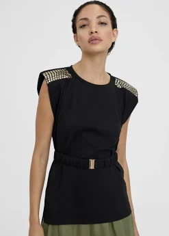 Camiseta con cinturon