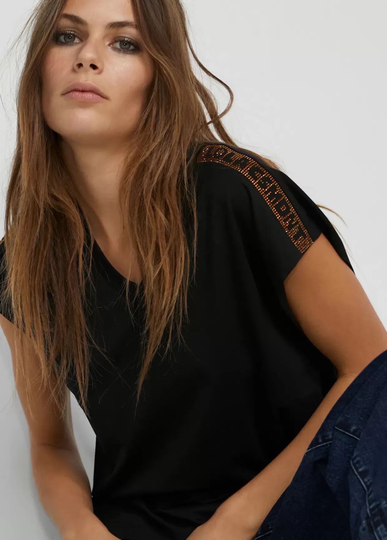 Camiseta detalle hombros