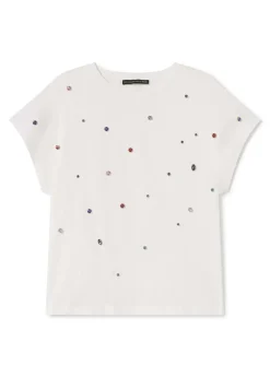 Camiseta detalle joyas