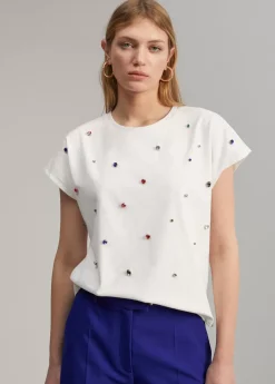 Camiseta detalle joyas