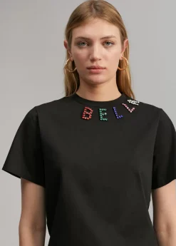 Camiseta detalle pedrería