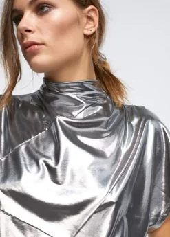 Camiseta laminada plata