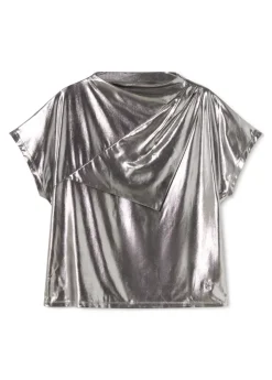 Camiseta laminada plata