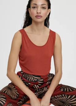 Camiseta lisa de tirantes