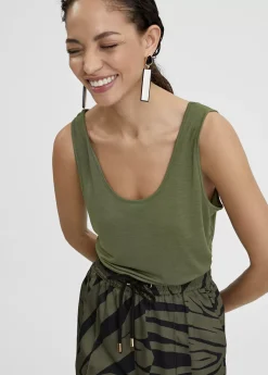 Camiseta lisa de tirantes