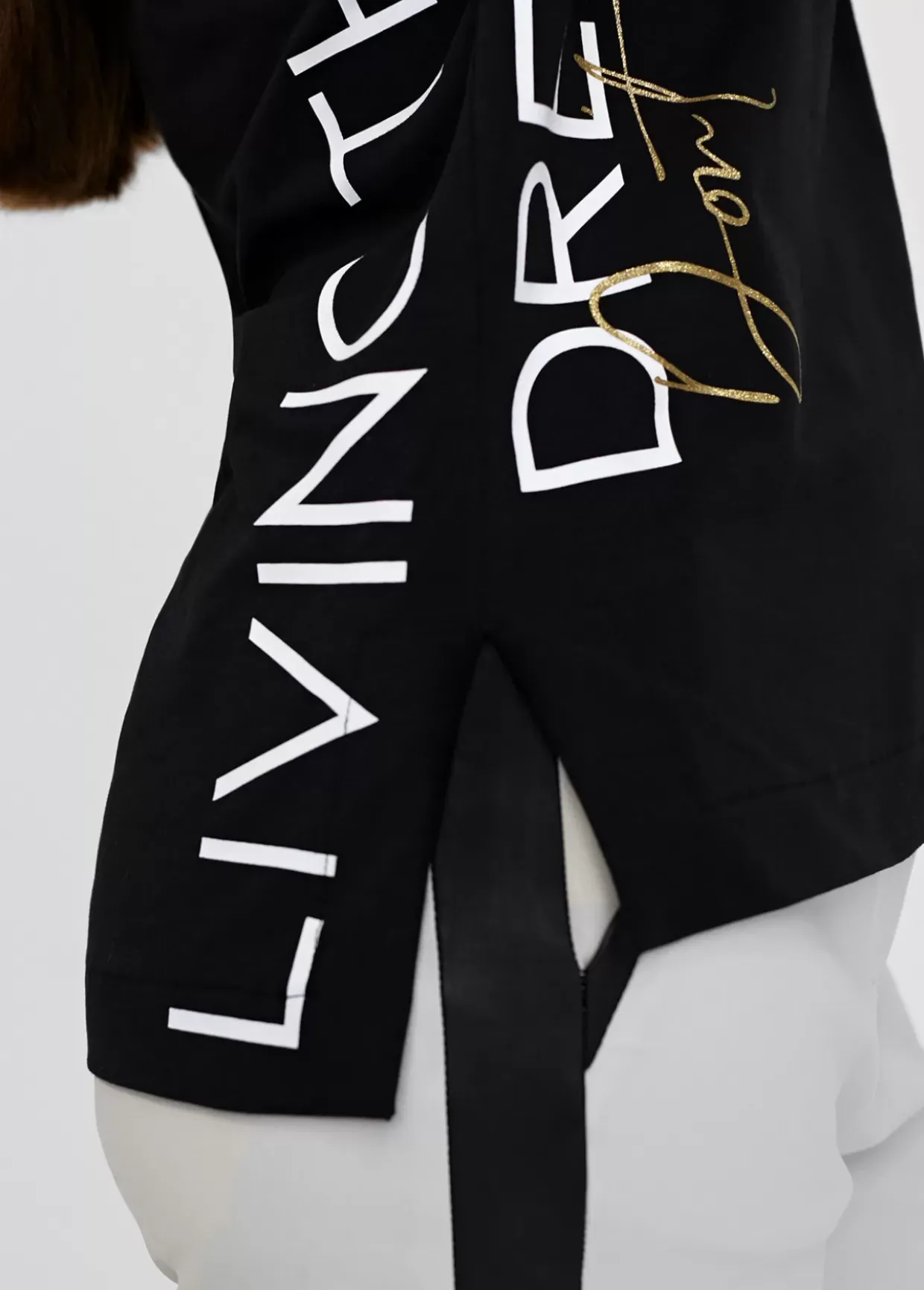 Camiseta posicionado letras