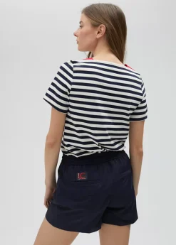 Camiseta rayas manga corta en algodón 100% - Lola Casademunt