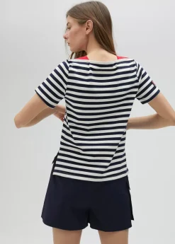 Camiseta rayas manga corta en algodón 100% - Lola Casademunt