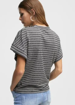 Camiseta rayas manga sisa